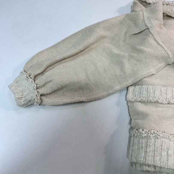 FREE PEOPLE We The Free Cute In This Cardigan Womens Size Small Ivory Chunky NWT - Picture 11 of 16